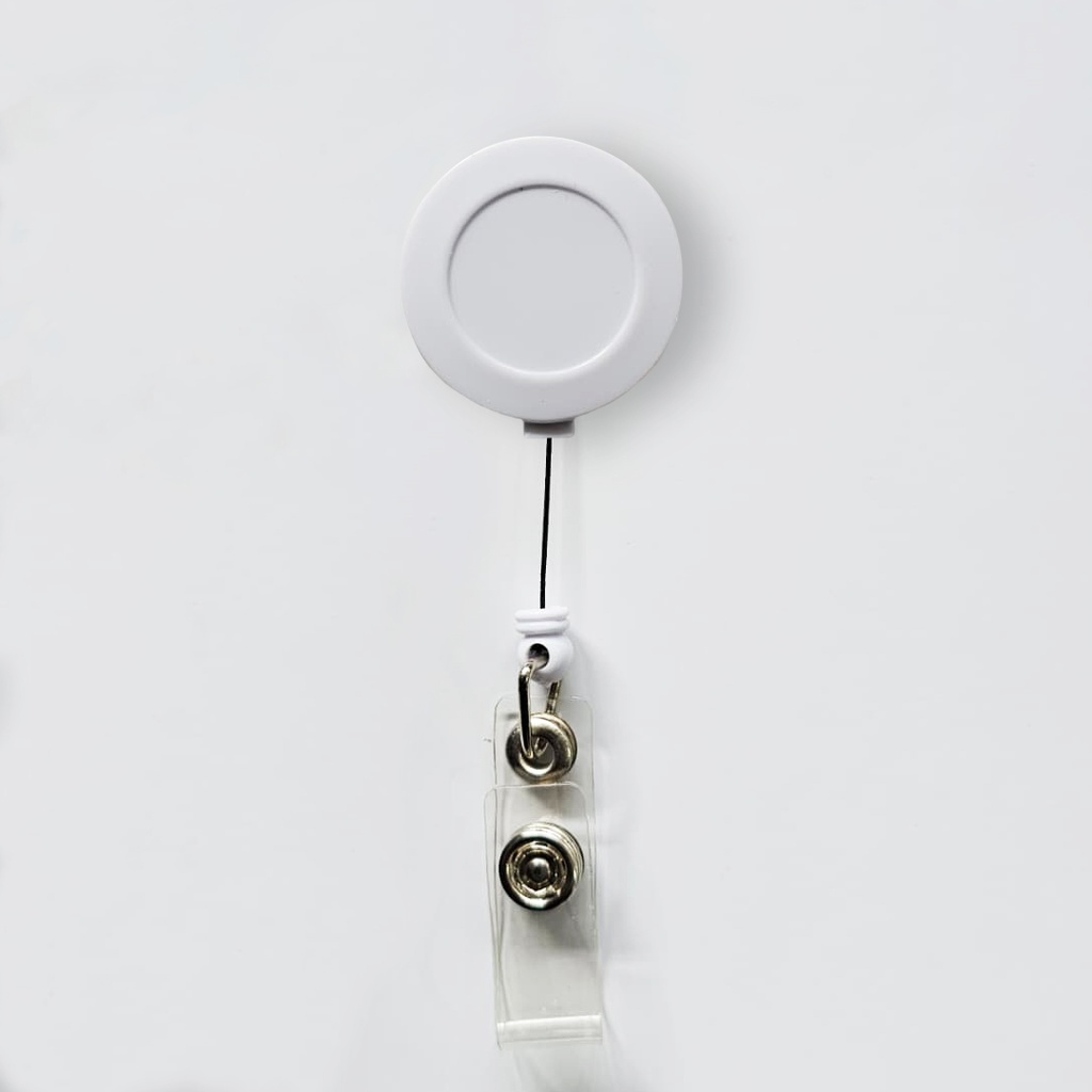 Portagafete retráctil